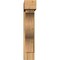 Ekena Millwork Funston Block Rough Sawn Bracket w/ Offset Brace, Western Red Cedar, 8"W x 30"D x 42"H BKT0806X30X42FST05RWR - alternate 4
